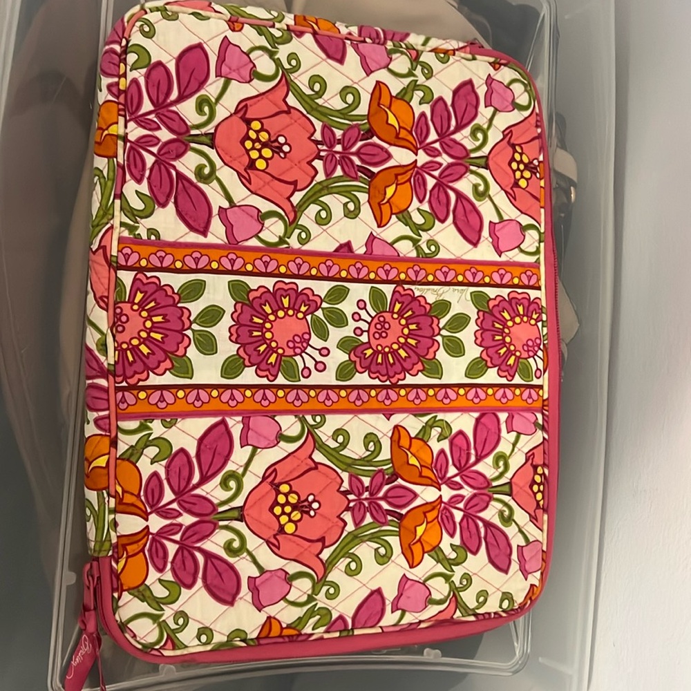 Vera Bradley quilted laptop case
